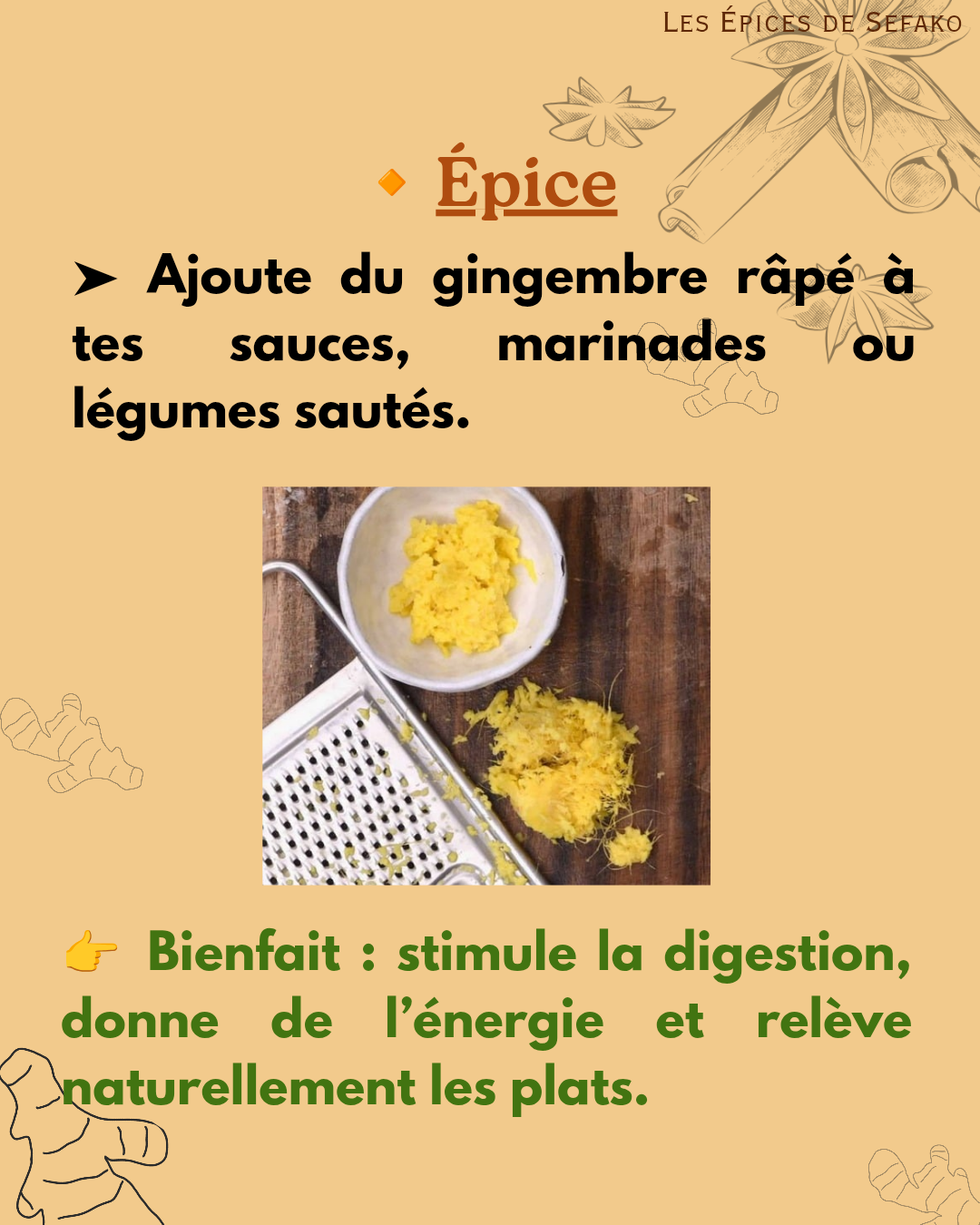 Bienfaits du Gingembre